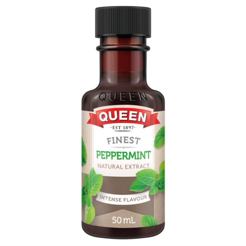 

Queen Finest Peppermint Natural Extract 50mL | Perisa Makanan Ekstrak Daun Mint Alami