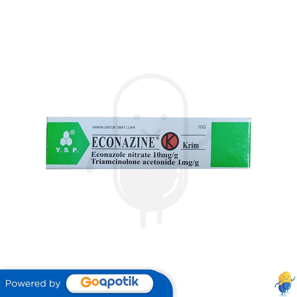 Econazine Cream 10 Gram Tube