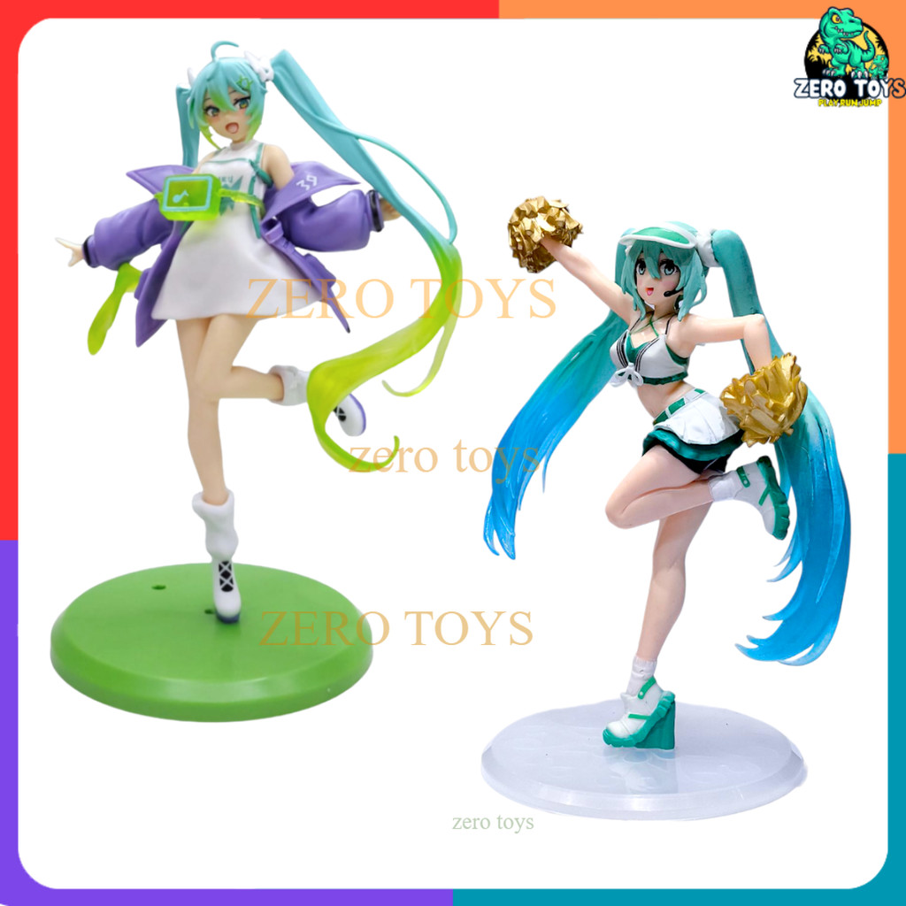 Action Figure Hatsune Miku Fashion Aqua Float Girls Anime Pajangan