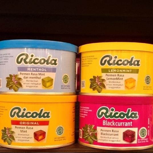 

Ricola Permen Import Rasa Menthol / Original / Lemonmint / Blackcurrant