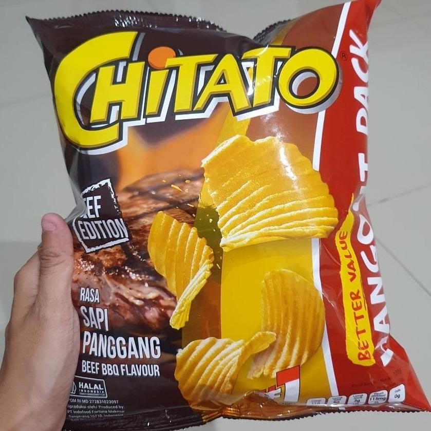 

Chitato HANGOUT PACK Snack Kentang Rasa Sapi Panggang Beef BBQ 120gr