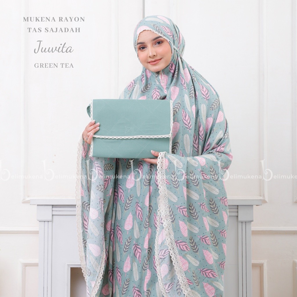 mukena rayon premium Mukena Dewasa Rayon Traveling Tas Sajadah Juwita mukena traveling mini terbaru