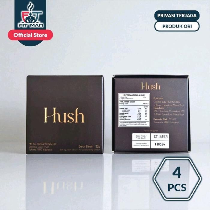 

Hush Chocolate Hush Coklat For Couple Isi 4 Pcs 32 Gram Cemilan Cokelat Penguat