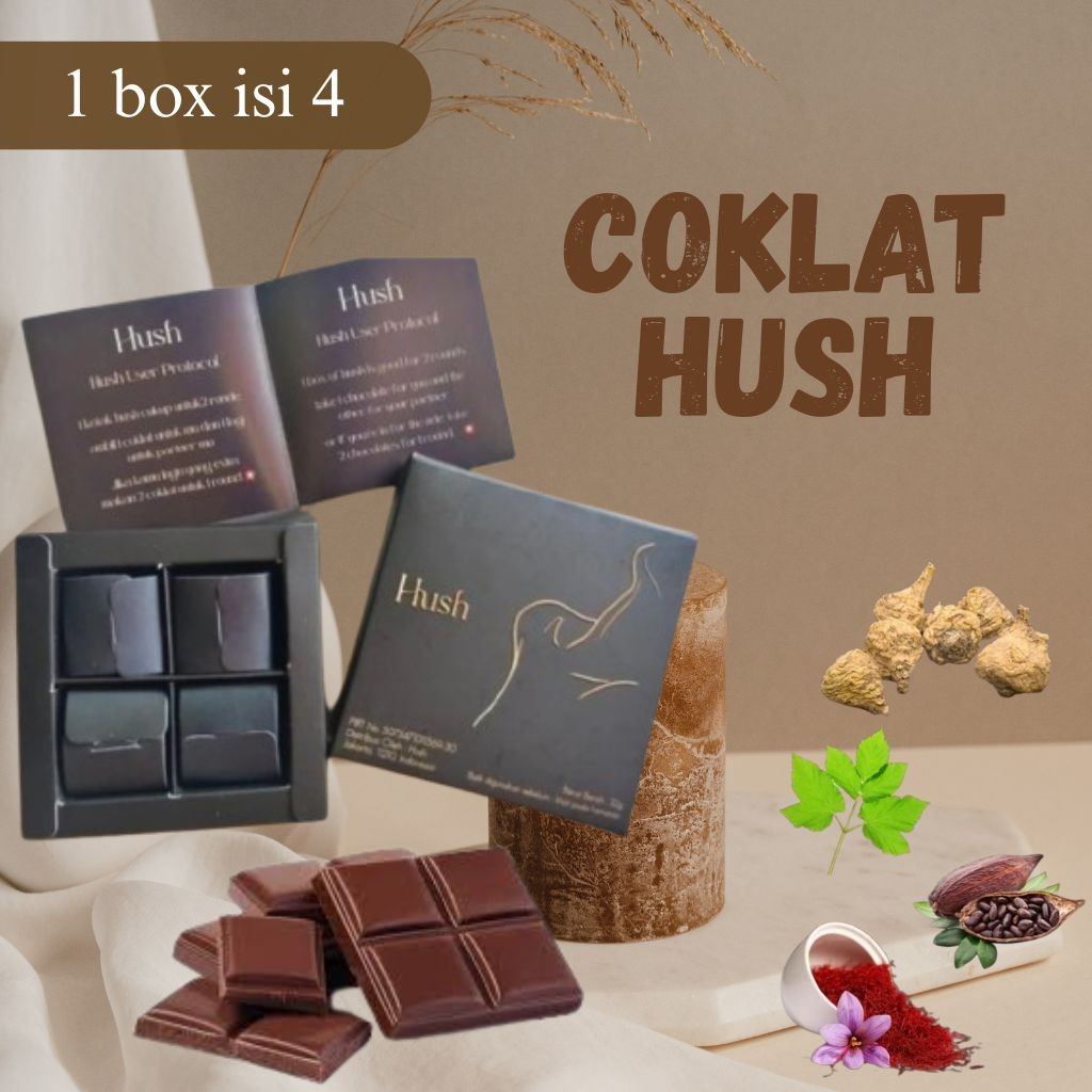 

PROMO! Hush chocolate Dark Chocolate for couple Untuk Hubungan Suami Istri VIRAL!!