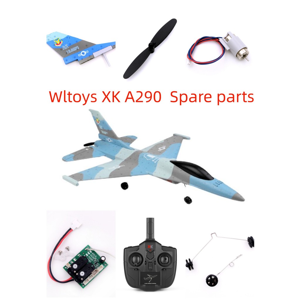 Wltoys XK A290 RC Airplaner Spare Part Receiving Plate Motor Landing Gear Remote Control Propeller T