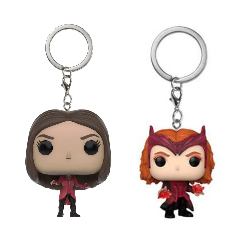 Scarlet Witch  Keychain Vinyl Dolls Figure Toys