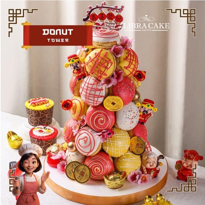 

CNY/Imlek2025/Donat Tower Chinese/Hampers/Parcel