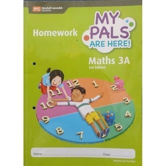Best Seller / My Pals Are Math Homework 3A 4B 5A 5B / 3rd Edition