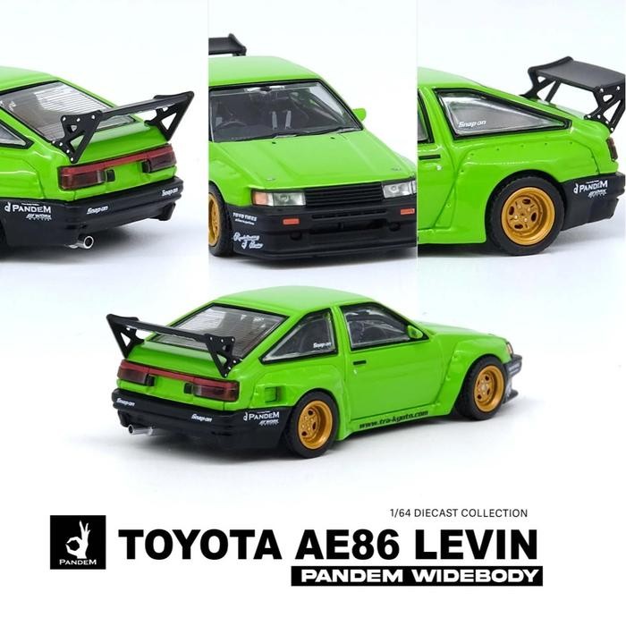ATS... IN64-AE86PL-GRN - Inno64 1:64 TOYOTA AE86 Levin "PANDEM ROCKET BUNNY" Green BEST