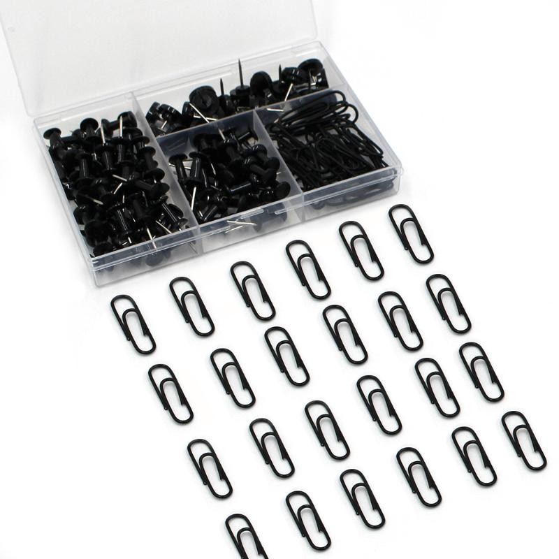 

150pcs/box Pushpin Set Paper Fixed Storage Paper Clip Photo Wall Fixed Pushpin For Office, Bulletin Boards & Photo Walls