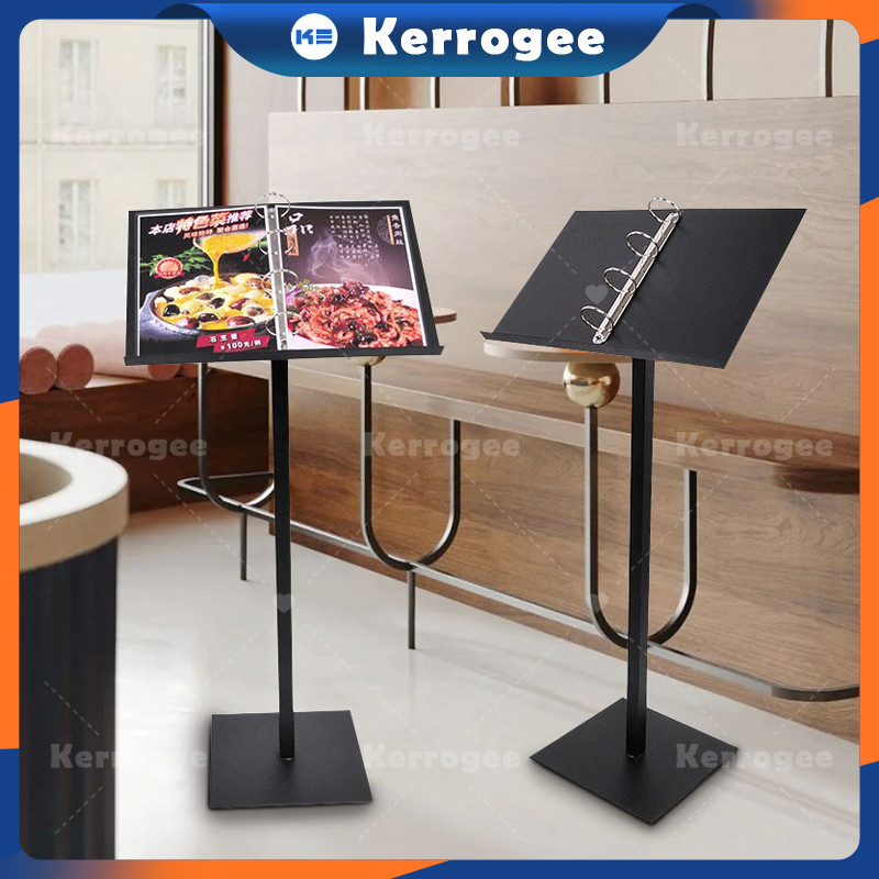 

⭐Ready Stock⭐Stand Menu A4 Holder Stand Tempat Menu Display Stand Rak Menu Buku Menu Restoran Cover Menu Book display board Menu Resto Untuk Restoran Kedai Kop Nama