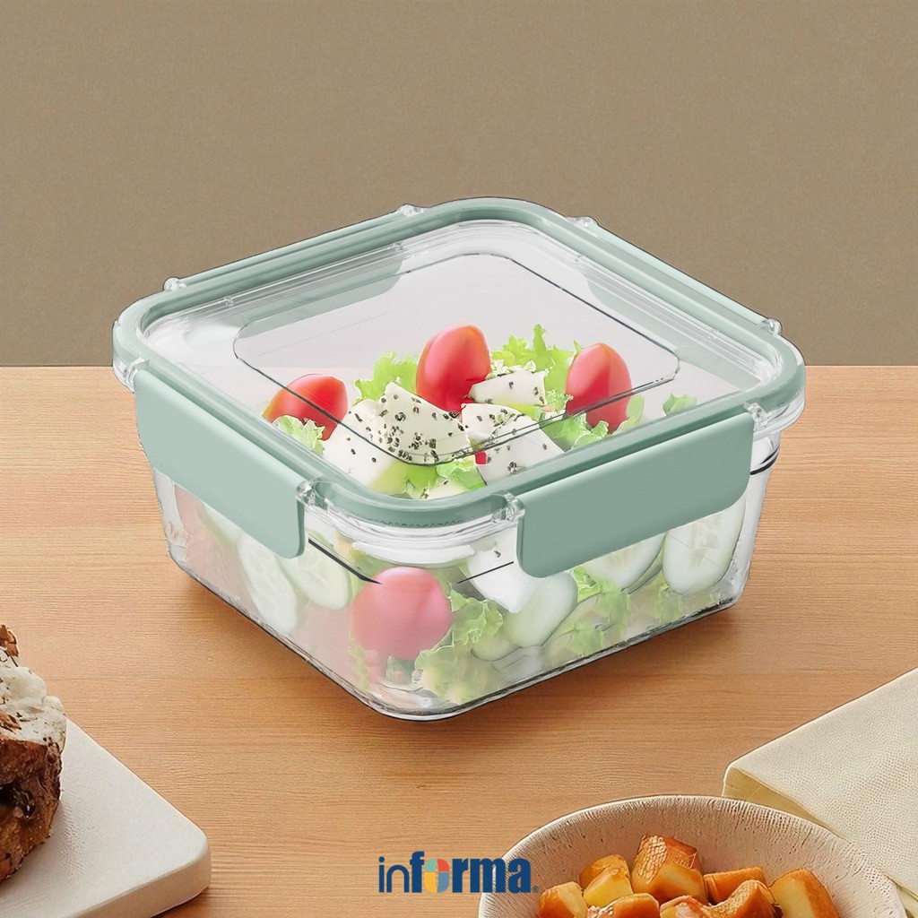 

APPETITE 1.1 LTR LUCY WADAH MAKANAN SQUARE - HIJAU