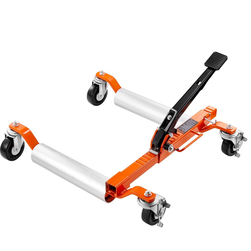 Wheel Dolly ,1 Piece Wheel Dolly Car Skate Vehicle Positioning with Ratcheting Foot Pedal,  Tire Ska