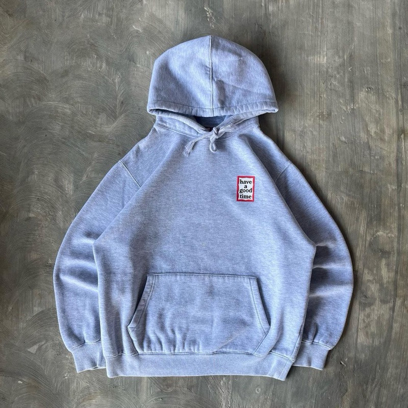 Hoddie Have a good time Grey full tag wash