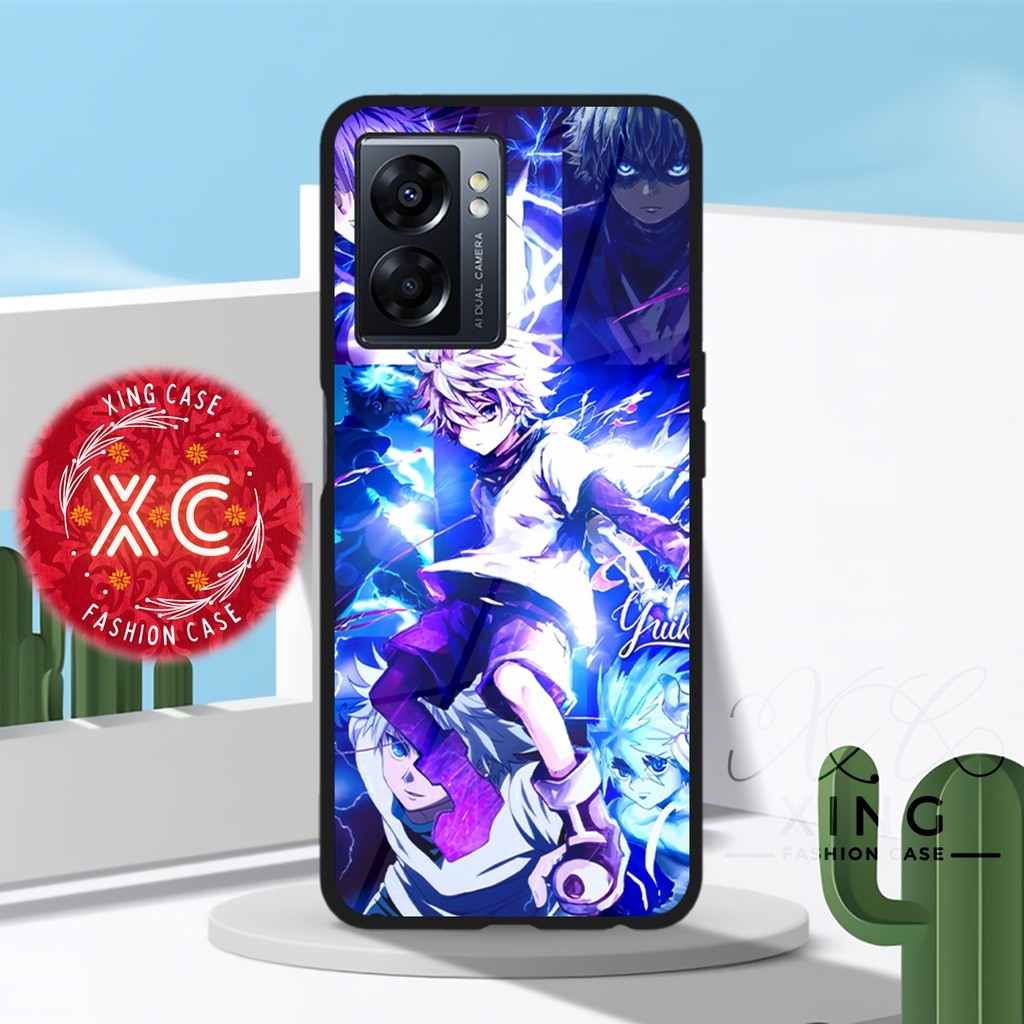 |AN20| XING CASE OPPO A57 A77 REALME NARZO 50 5G GLOSSY KILAU EFEK KACA | CASE HP CUSTOM SOFTCASE HA