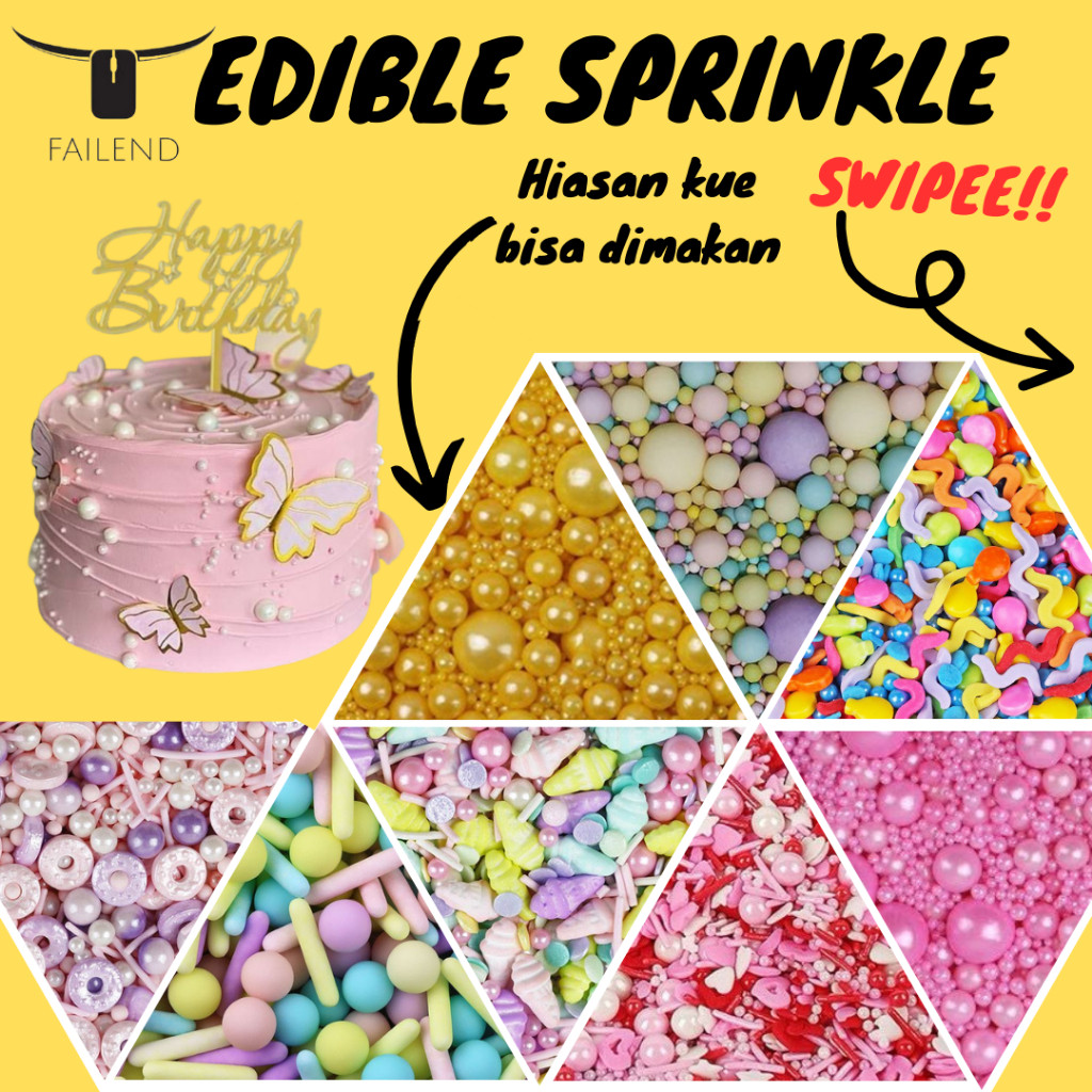 

Sprinkles trimit springkel 10gr sprinkle mix cake dekorasi bisa dimakan sprinkle edible sprinkle kue bisa dimakan
