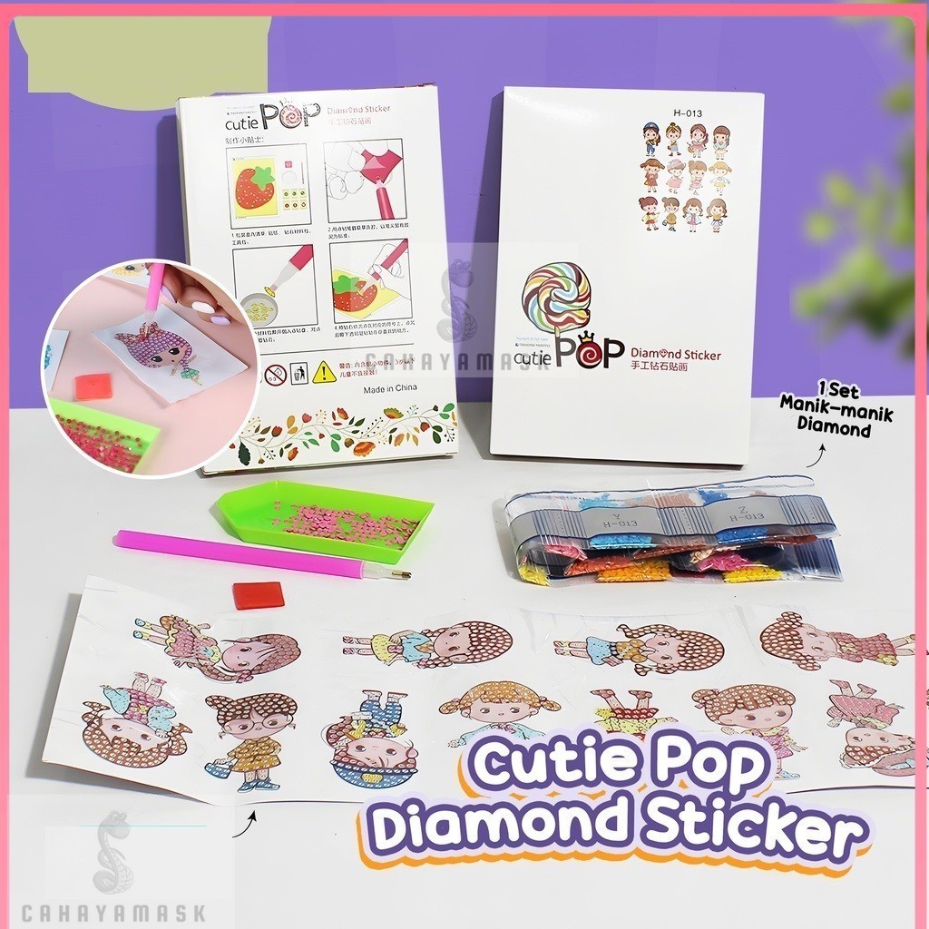 

Stiker Diamond Cutie Pop/Stiker Pop Mutiara