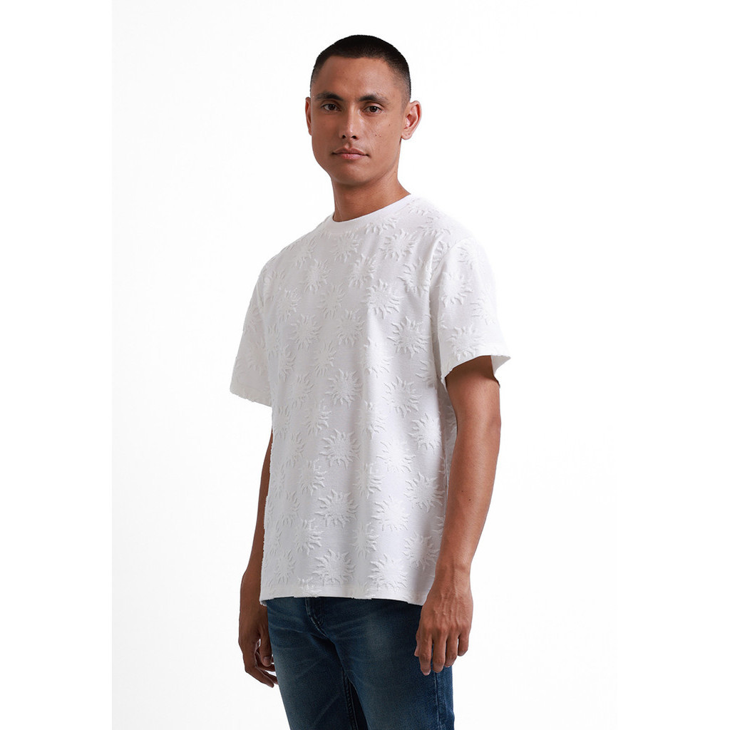 Manzone Kaos Lengan Pendek Pria Akino - White