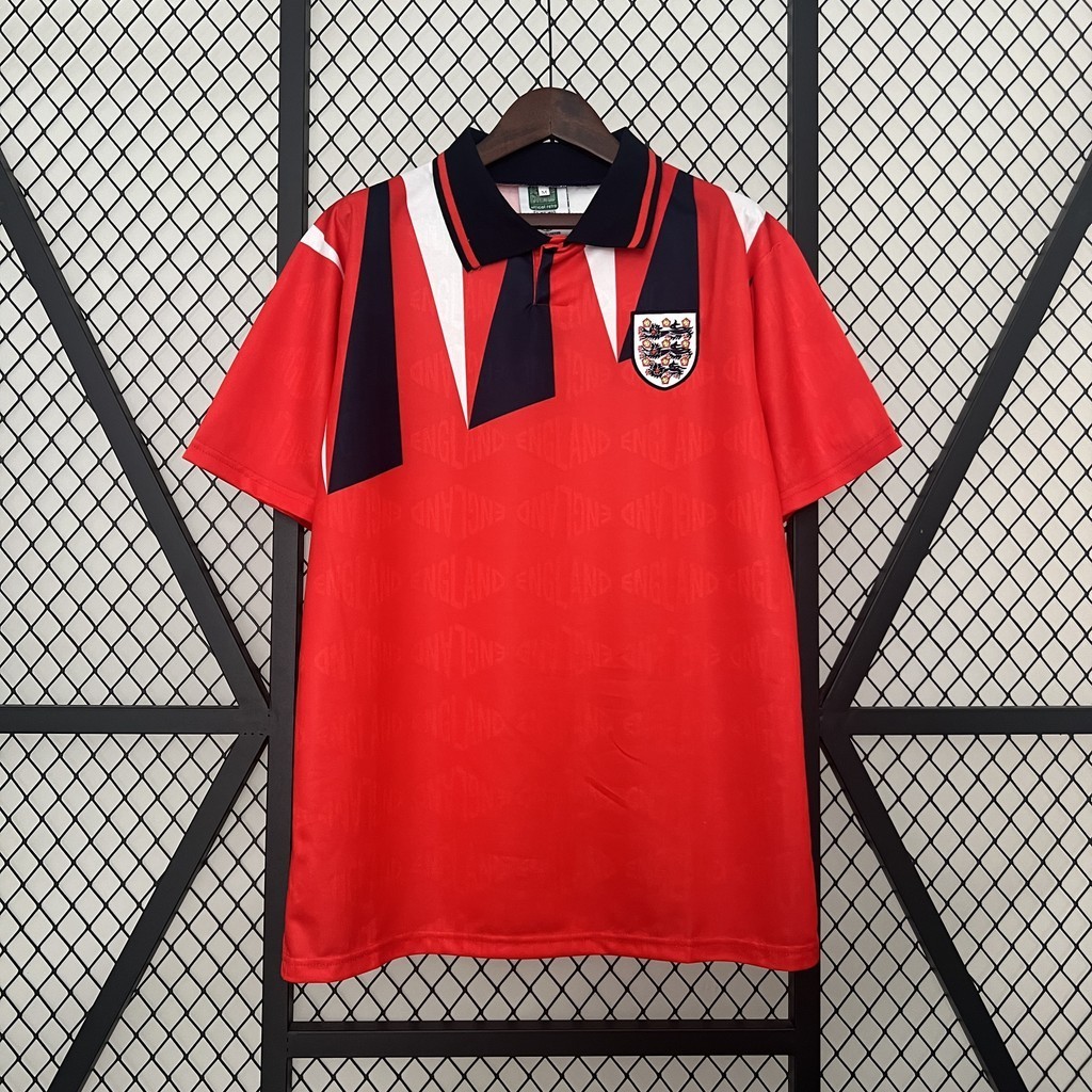 Jersey Retro England 1992 Away a93 Bola RetroT shirt pria