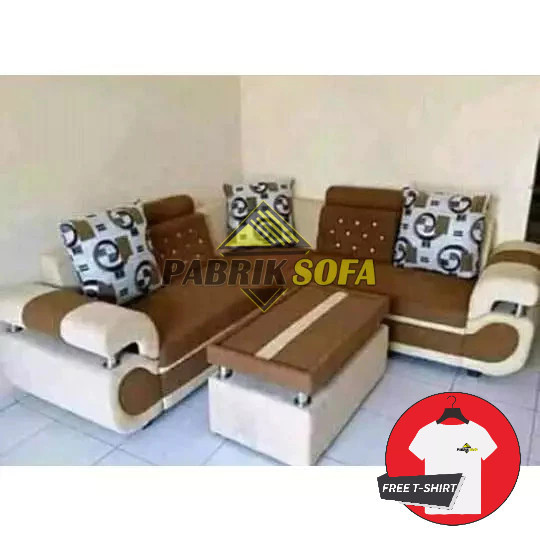 Sofa L sudut GGS minimalis modern murah harga pabrik SEMARANG