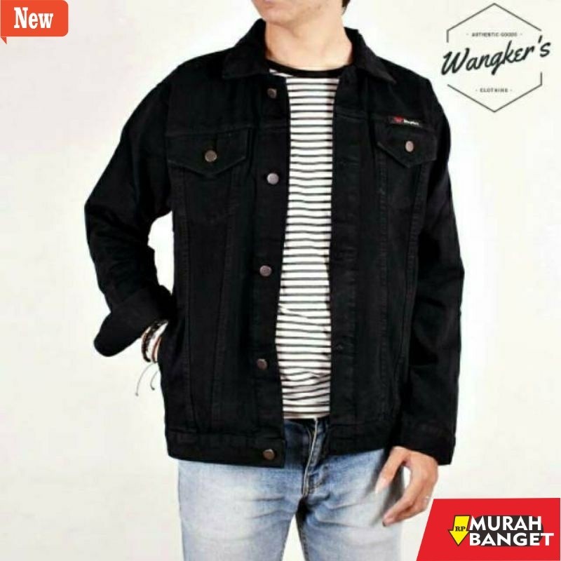 jaket kulit pria garut JAKET JEANS PRIA WANITA LEVIS HITAM BEST SELLER SANDWASH DILLAN GROSIR MURAH