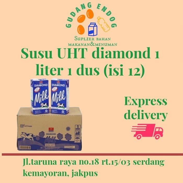 

BERGIZI susu uht diamond 1 liter karton