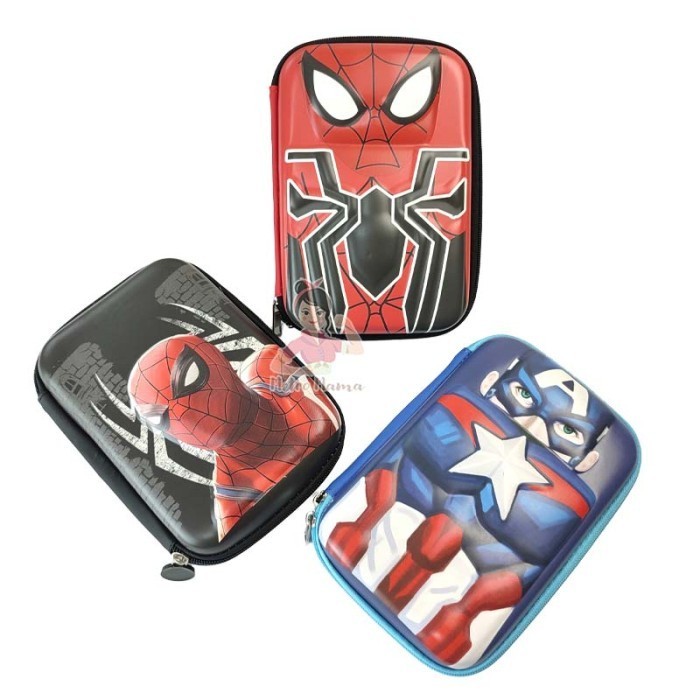 

promo ✨ -Kotak Tempat Pensil EVA BESAR Model 3D & SEQUIN Anak Sekolah - Unismile Pink