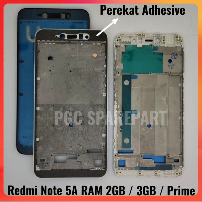 ORI Frame Bezzel Tulang Tengah Xiaomi Redmi Note 5A RAM 2GB 3GB Prime -