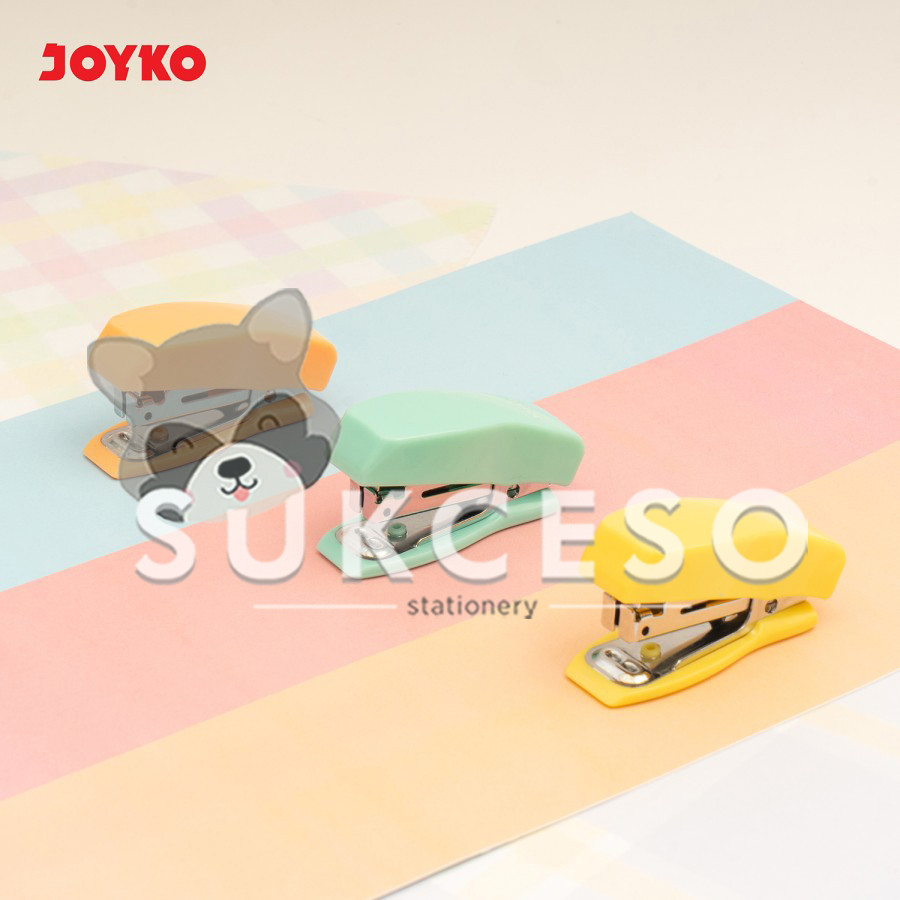 

Joyko Portable Stapler ST-20 Jepretan Warna Pastel Mini