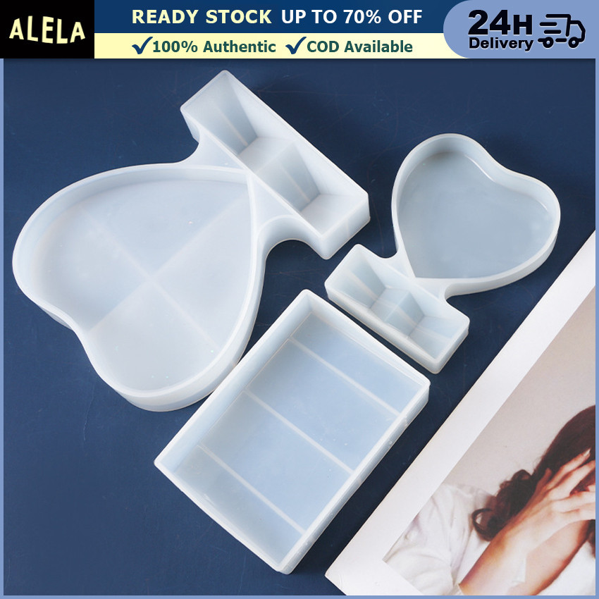 Cetakan Resin Pigura Bingkai Frame Foto Photo Mold Silicone Silikon Bentuk Hati Dan Persegi