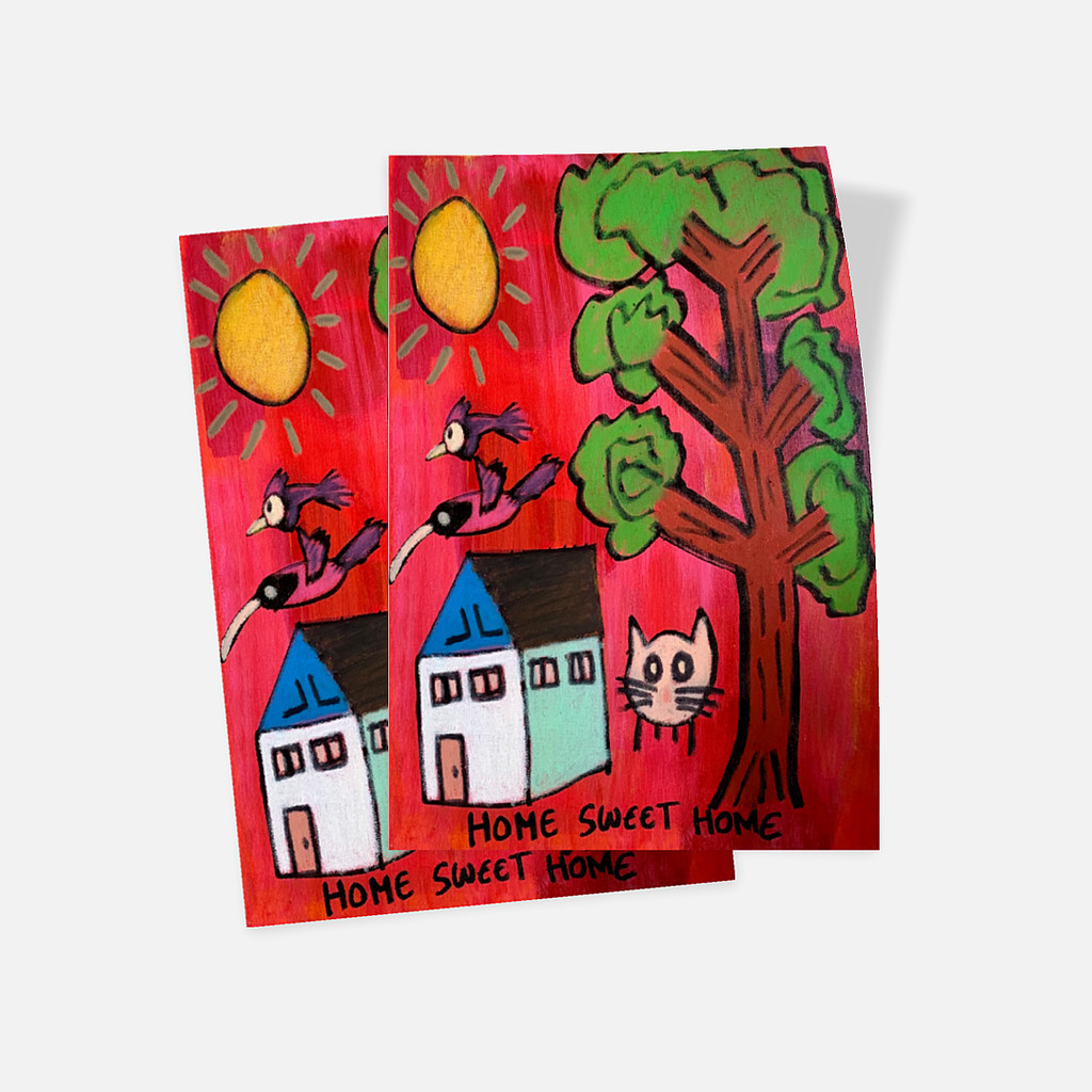 

Matte Sticker - Set of 2 The Original Painting Home Sweet Home