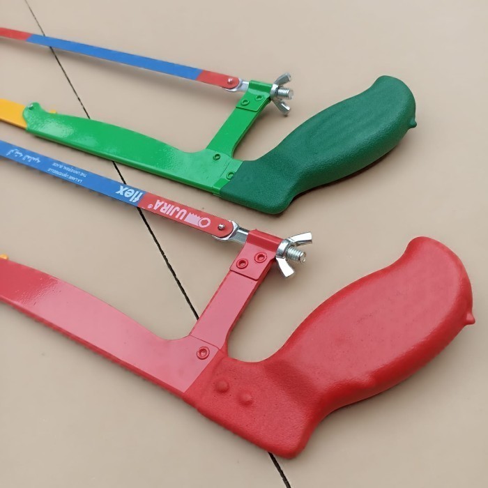 stang gergaji besi gagang gergaji besi lipat tebal 8 - 12 inch free 2 pcs mata gergaji