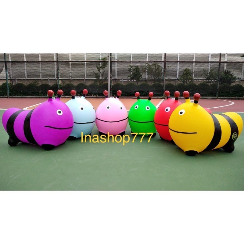 DC53WS Animal Jumping Music Karet TEBAL Ulat (Model TERBARU) Ukuran JUMBO / CQJ-01 / (SNI) Mainan Ku