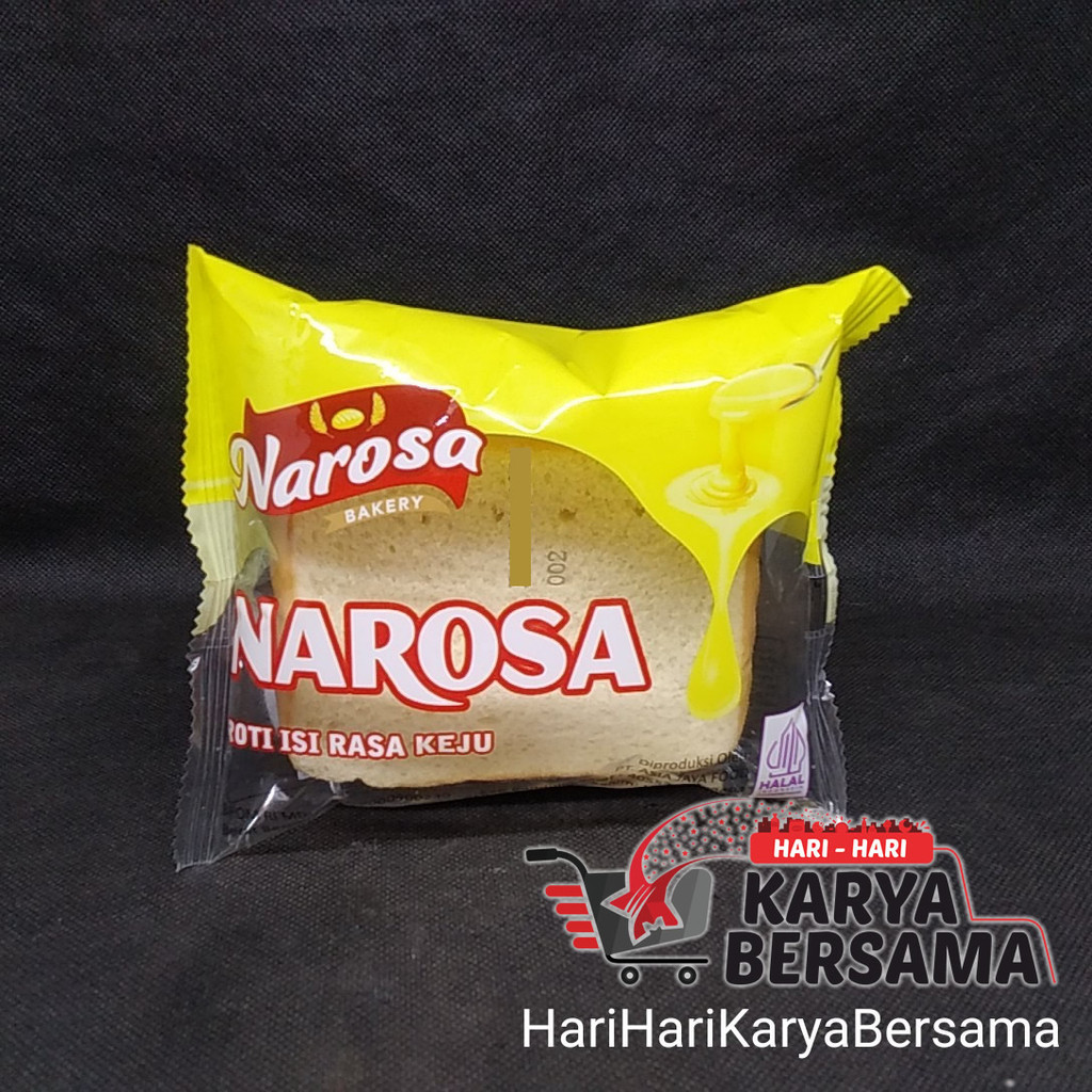 NAROSA BAKERY ROTI ISI RASA KEJU 60GR