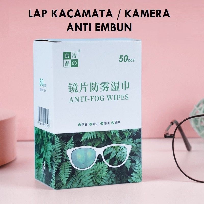 Lap Kaca Mata Kamera Anti Embun Kabut Fog Tisu Lap Kaca Sekali Pakai Kaca mata Anti Kabut