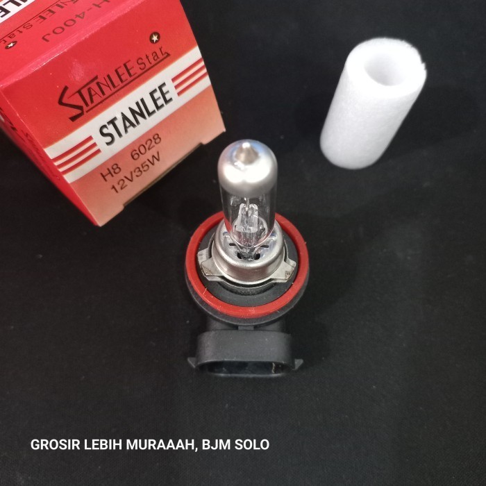 BOLAM H8 12V-35W STANLEE STAR BOLAM LAMPU KABUT FOGLAMP HALOGEN