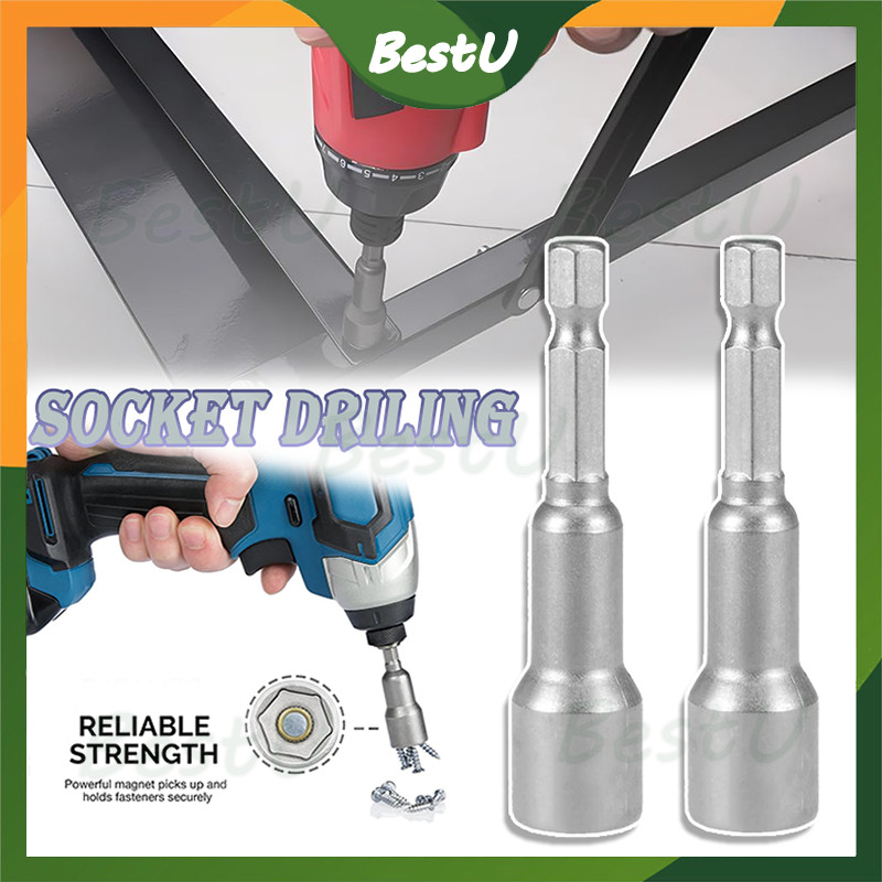 Roofing Baja Ringan Baut Magnetic Kunci Nut /mata bor roofing adapter socket /Mata Bor Sock Roofing/