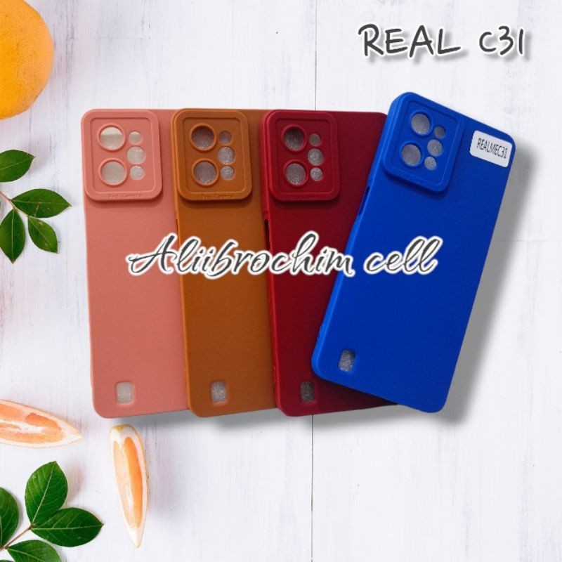 Casing Case type Realme C31 Softcase Macaron Pro Camera Original TPU