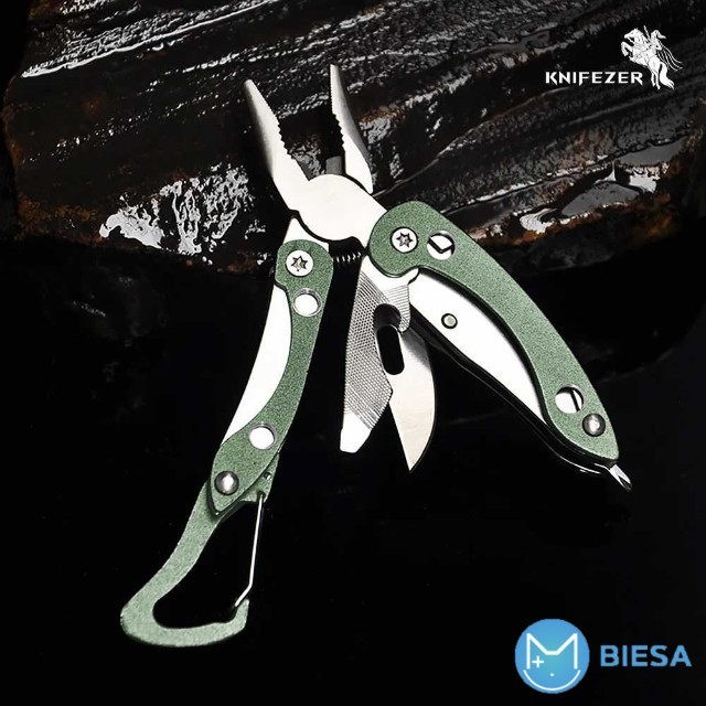 BIESAH - Multi Tool Swiss Army - Pisau, Obeng, dan Karabiner