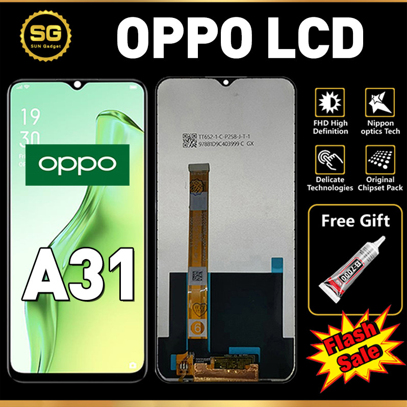 LCD OPPO A31 Original Touchscreen hp Realme 5s fullset ori asli cod