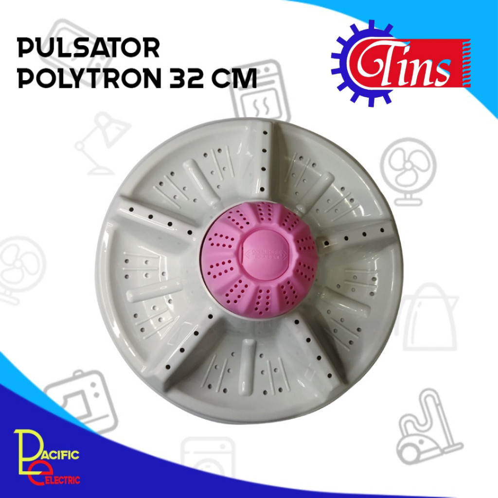 PULSATOR MESIN CUCI POLYTRON PRIMADONA DUA TABUNG DIAMETER 32 CM PULSATOR MESIN CUCI POLYTRON 7KG 8K