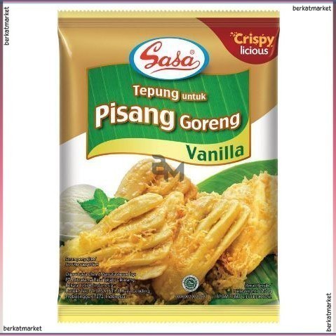 

Sasa Tepung Bumbu 225gr Pisang Goreng Vanilla Ayam Kentucky Crispy