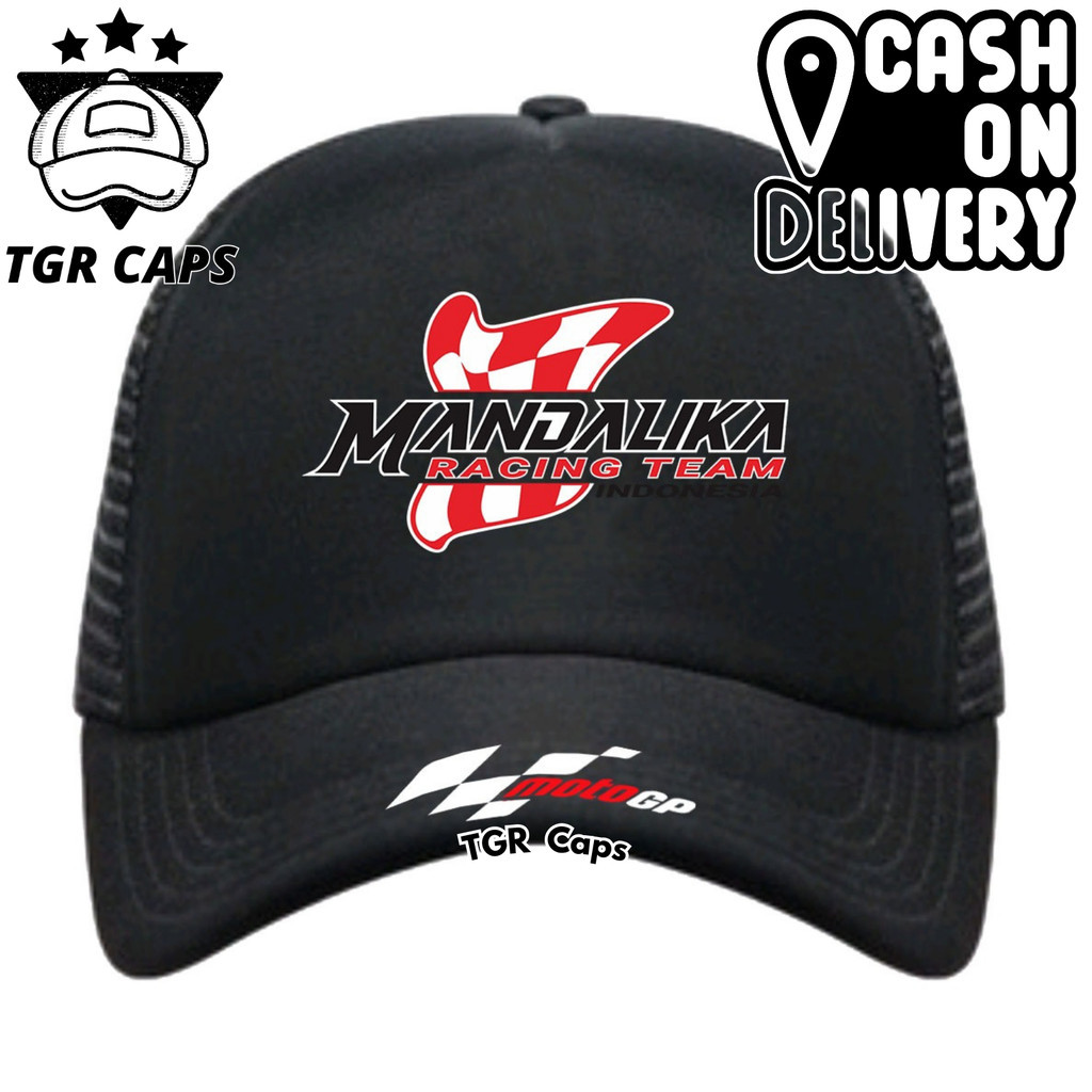 TGR Caps Topi Trucker SIRKUIT MANDALIKA - Topi Distro SIRKUIT MANDALIKA Logo - Topi SIRKUIT MANDALIK