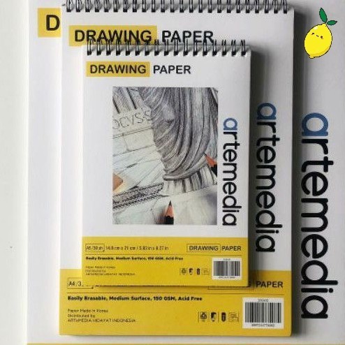 

Buku Gambar Artemedia Spiral Sketch Book A5 & A4 150gsm 30sht