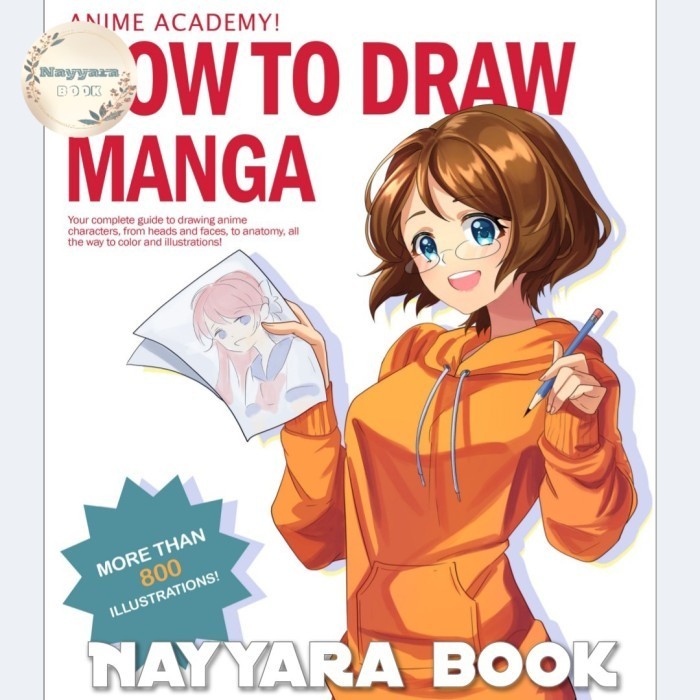 Buku Anime Academy How to Draw Manga