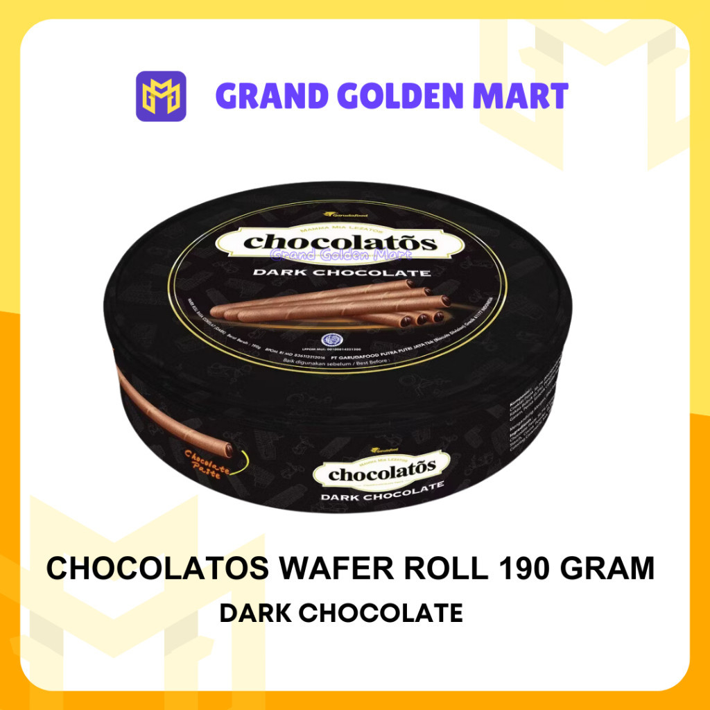 

Chocolatos Wafer Roll Dark Chocolate 190 Gram