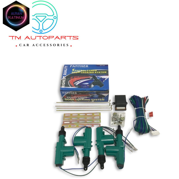 central lock mobil 4 pintu merk panther / central lock panther