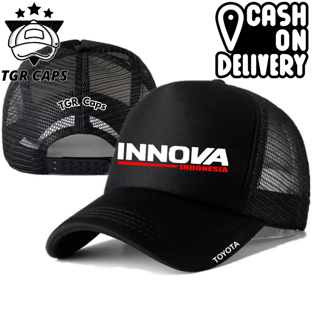 TGR Caps Topi Trucker TOYOTA INNOVA - Topi Distro TOYOTA INNOVA Logo - Topi TOYOTA INNOVA Premium - 