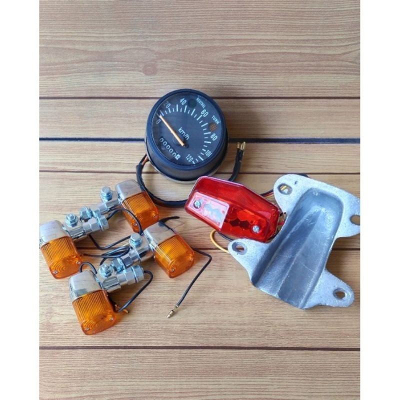 siap cod sepaket asesoris honda cb 100 aksesoris sepeda motor