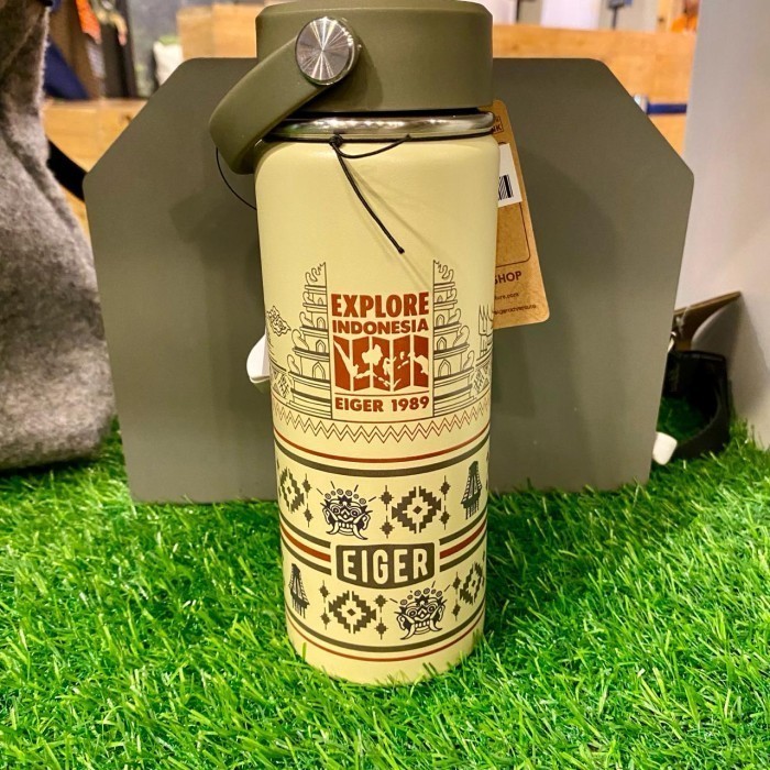 EIGER 1989 BOTOL MINUM TUMBLER SERIES XPLORE INDONESIA 500ML - CREAM